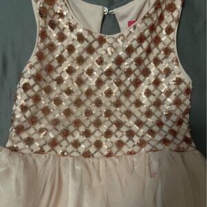Zunie Rose Gold Sequin Dress